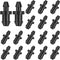150 Pcs 1/4'' Drip Irrigation Tubing End Plugs, 1/4 Inch Drip Irrigation Barbed End Closure/Cap for Drip Sprinkler Garden Lawn Systems...