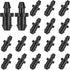 150 Pcs 1/4'' Drip Irrigation Tubing End Plugs, 1/4 Inch Drip Irrigation Barbed End Closure/Cap for Drip Sprinkler Garden Lawn Systems...