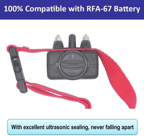 RFA-67 RFA-67D-11 6V Replacement Battery Long-Lasting & High Capacity Compatible with PetSafe Electronic Collars 10-Pack...
