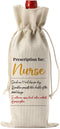Funny Nurses Gifts for Women Wine Bag, Cool Gifts for Nurses, Nurses Day Wine Bag, Nurse Practitioner Gifts for Women, Nurses Retirement Appreciat...