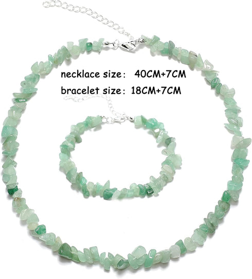 COLORFUL BLING Handmade Turquoise Beaded Choker Necklace Irregular Healing Crystal Stone Carnelian Choker Necklaces Reiki Quartz Boho Jewelry for ...