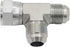 (2-PACK) 6602-06-06-06 HydraulicHoseAdapterFitting3/8"MaleJIC 37°Flare(9/16-18UNF)×3/8"FemaleJIC37°Swivel(9/16-18UNF)×3/8"Male JIC37°Flare(9/16-18...