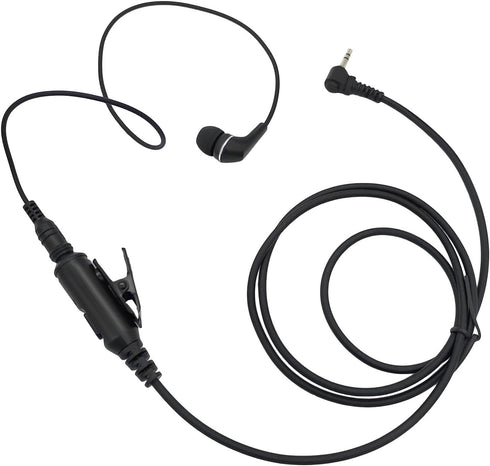 1 Pin 2.5mm Jack Ptt Mic Earpiece Headset Ear Piece Earbud for Motorola Talkabout Walkie Talkie mh230r fr60 mr350r t470 t380 t100 t200tp t260tp t2...