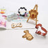 Dog Cookie Cutter Set of 3 - Dog, Paw Print and Dog Bone Stainless Steel Cookie Cutters...