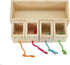 Bird Foraging Feeder Toy Training Intelligence Box Wooden for Parrot Budgie Parakeet Cockatiel Conure African Grey Cockatoo Amazon Finch Canary...