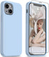 FUNMIKO Compatible with iPhone 14+ Plus Case with Screen Protector,Silky Liquid Silicone Case, Scratch Proof Soft Microfiber Lining,Slim Fit Shock...