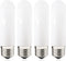 40W Equivalent T10 LED Light Bulb, Deep Frosted Glass Cover Dimmable T30 Invisible Filament Edison Bulb, Daylight White 5000K, 4 Watt E26 Base Mil...