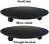 YYaaloa 2 pcs Black Decorative Iron Plate Candle Holder 4.33'' Candle Stand Candle Plate for LED & Wax Candles, Incense Cones, Spa, Weddings (Blac...