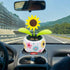 Sunflower Solar Dancing Flower Solar Dancing Solar Toys, Solar Powered Swinging Animated Dancer Toy Office Desk Car Decoration for Car, Funny Orna...
