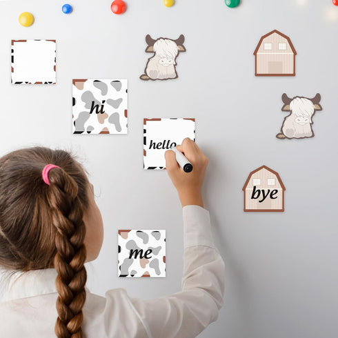 240 Sheets Highland Cow Sticky Notes Set 8 Designs Notepads Cute Animal Post Reminder Memo Pads for Annotating Books Office School Study Supplies...