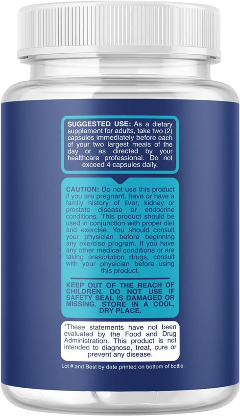White Kidney Bean Extract Capsules - Ultra High Potency Optimized Extract for Enhanced Energy Digestion and AMPK Activation - Vegan Non-GMO Gluten...