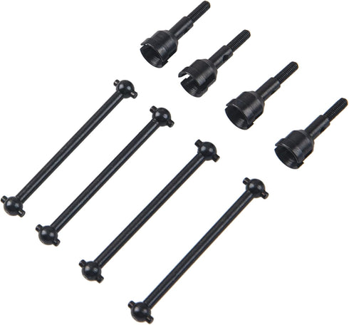 ShareGoo Steel Drive Shaft & Wheel Stub Axle Dogbones Adapter Axle Hub Compatible with WLtoys A959 A969 A979 K929 1/18 RC Car Buggy...