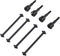ShareGoo Steel Drive Shaft & Wheel Stub Axle Dogbones Adapter Axle Hub Compatible with WLtoys A959 A969 A979 K929 1/18 RC Car Buggy...