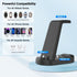 3 in 1 Charging Station, 25W Fast Charger Station Stand for iPhone 14/13/12/11/Pro/Max and Apple Watch,Charging Stand Dock for AirPods,Charger Mul...