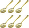 24PCS Plastic Gold Mini Spoons, Disposable Dessert Spoon, Tasting Spoons, Plastic Cutlery for Desserts, Sampling, Appetizers, Catering, Parties, D...