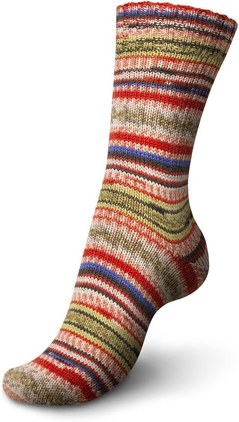 Sock Yarn REGIA 4ply Design Line A&C Lofoten Color (3880 - Roest)(9801270-03880)...