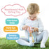 Montesorri-Toys - Pull String Toys for Baby - Made of 100% Food Grade Silicone with Built-in Rattle Function and Easy to Clean Design (Pink)...