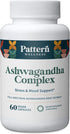 Pattern Wellness Ashwagandha Complex for Men & Women - KSM-66 & Black Pepper Extract - Whole Body & Heart Health - Supports Stress & Mood - Non-GM...