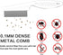 Dog Combs for Grooming, Metal Dog Comb and Flea Comb with Rounded Teeth for Removing Tangles and Knots for Long and Short Haired Dogs and Cats (st...
