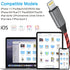 LED iPhone Light up Charger Cable, | Apple MFi Certified | USB A to Lightning Fast Charging Cord Compatible with iPhone 13 Pro Max 12 Mini 11 X XS...