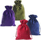 HRX Package Soft Velvet Gift Bags, 5.1x7.8 inch Velvet Drawstring Pouches for Tarot Rune Jewelry Crystal 4 Pack...