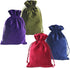 HRX Package Soft Velvet Gift Bags, 5.1x7.8 inch Velvet Drawstring Pouches for Tarot Rune Jewelry Crystal 4 Pack...