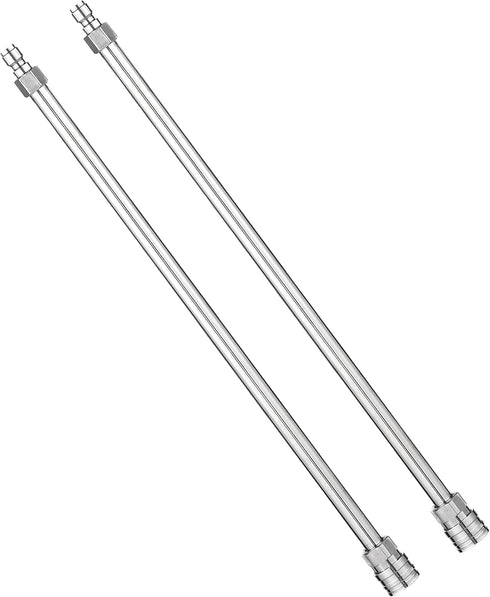 RIDGE WASHER Pressure Washer Extension Wand, 17 Inch Stainless Steel Power Washer Lance, 1/4 Inch Quick Connect, 2 Pack...