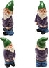 4PCS Drunk Garden Gnomes Outdoor Decorations Funny Mini Knomes Figurines Clearance Naughty Inappropriate Fairy Sculpture for Indoor Patio Yard Law...