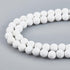 PH PandaHall 470 Pcs 7.6~8mm White Lava Beads Dyed Volcanic Stone Beads for Jewelry Making...