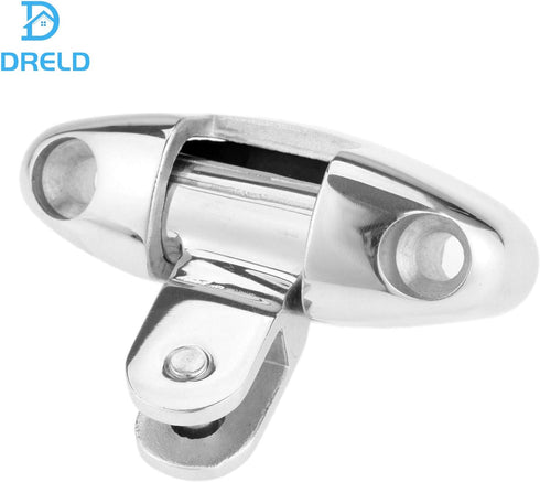 Bimini Top Deck Swivel Hinge, 316 Stainless Steel Side Mount Swivel Hinge Marine Hardware Accessories Fit for Fishing Boat Yacht (Pack of 2)...