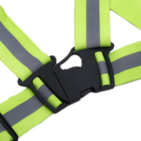 zojo Reflective Vest | Lightweight, Adjustable & Elastic | Safety & High Visibility for Running, Jogging, Walking,Cycling | Fits Outdoor Clothing ...
