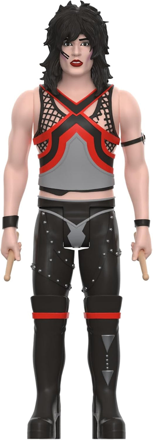 Super7 Motley Crue Tommy Lee (Shout at The Devil) - 3.75" Action Figure with Accessory Heavy Metal Collectibles and Retro Toys...