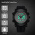 BUREI Mens Analog Digital Sport Watches with Alarm Stopwatch LED Backlight Rubber Strap...