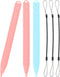 Hemobllo Replacement Stylus Drawing Pen and Lanyard for LCD Writing Tablet - 3 Pcs LCD Writing Tablet Stylus Pen with 3 Pcs Lanyards for Colorful ...