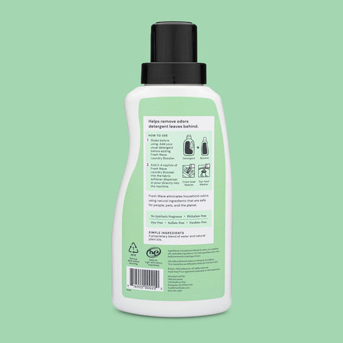 Fresh Wave Odor Removing Laundry Booster, 24 fl. Oz. | Laundry Scent Booster | Safer Odor Relief | Natural Plant-Based Odor Eliminator | Pet Beddi...