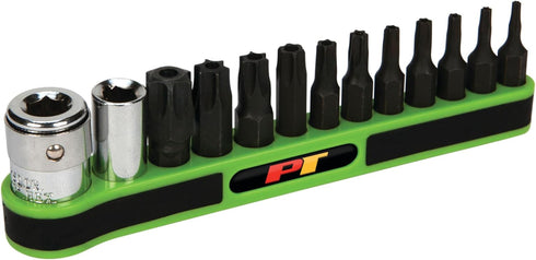 Performance Tool W38970 Impact Grade CrV Bits with Tamper Resistant Sizes, 1/4-Inch and 3/8-Inch Drive Bit Holders, and Magnetic Storage Holder...
