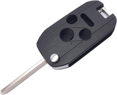4 Buttons Folding Flip Replacement Key Fob Cover Case fit for Honda 2003-2012 Accord 2006-2013 Civic EX 2009-2015 Pilot 2005-2006 CR-V Ridgeline O...