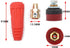 Welding Welding Cable Joint Quick Connector DKJ Series European Style Welding Cable Quick Connector Male Plug and Panel Socket Quick Fitting Adapt...