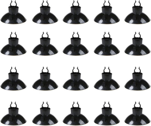 JIH 25 Feet Standard Airline Tubing Black with Suction Cups for Aquariums,Terrariums...