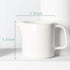 ONTUBE Ceramics Creamer,Porcelain Coffee Milk Creamer Pitcher with Handle for Home and Kitchen - 10 oz (White)...