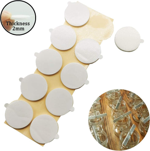 MILIVIXAY 200pcs Candle Wick Stickers with The Little Tail-Adhere Steady in Hot Wax -Wick Stickers for Candle Making....