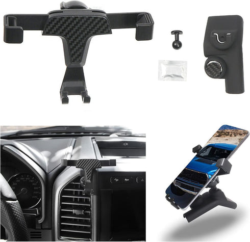 ITrims Car Phone Holder for Ford F-150 F150 2015-2020, Car Air Vent Cell Phone Holder Cradles Mount Compatible for iPhone 11 pro/XS/XR/X/8/7, Gala...