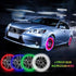 KaiDengZhe Solar Car Tire Wheel Lights LED Car Wheel Tire Air Valve Cap Light with Motion Sensors Flashing Colorful LED Gas Nozzle Cap Tire Light ...
