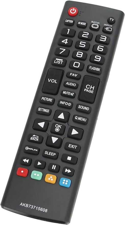 New AKB73715608 Replacement TV Remote for LG 39LN5300 32LN530B 42LN5300 42LN5400 50LN5400 47LN5400 55LN5400 50LN5200 32LN5300 50LN5100 47LN5200 55...