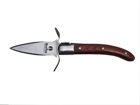 RiverView Enterprise OYSTER SHUCKING KNIFE STAINLESS STEEL - CLAM/SHELLFISH OPENER - SEAFOOD KNIFE - GUARANTEED...
