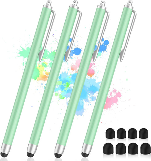Stylus Pens for Touch Screens, 4 Pcs High Sensitivity & Precision iPad Stylus with Replacement Tips, Compatible with iPad, Android, Tablets and Al...