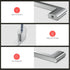 homdiy 5 Pack Brushed Nickel Cabinet Pulls 5 inch Hole Center Nickel Kitchen Cabinet Pulls Drawer Handles for Dresser Cupboard Living Room...
