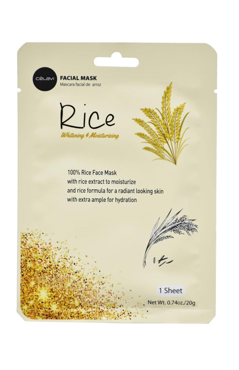 Celavi Essence Facial Sheet Face Mask Classic Authentic Korean Moisturizing Skincare, Pack of 5 (LIMITED EDITION)...