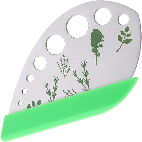 Herb Stripper Herbs Cutter Scissors Stainless Steel Leaf Remover Stripping Tool Vegetable Kitchen Gadget Tool with Protective Holder...