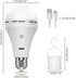 USB Rechargeable Light Bulb with Remote Control, 2600mAh Battery Powered Light Bulbs E26 Touch Control Dimmable LED Bulb with timer, Outdoor Emerg...